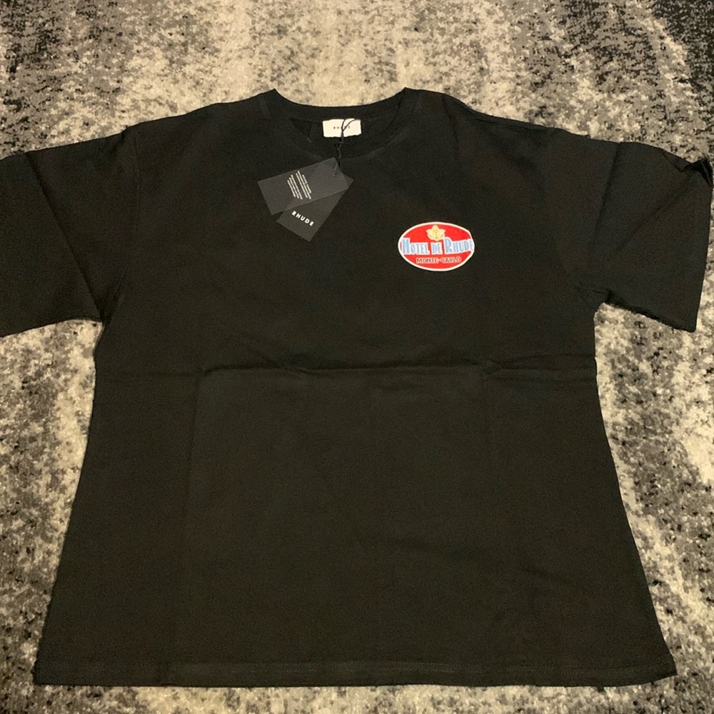 Hotel de Rhude Monte Carlo Black T-Shirt Men’s Size Large